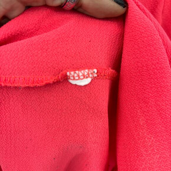 Entro Womens Pink Short Sleeve Tunic Top XXL Casual Barbiecore Y2K Cottage - Picture 6 of 11